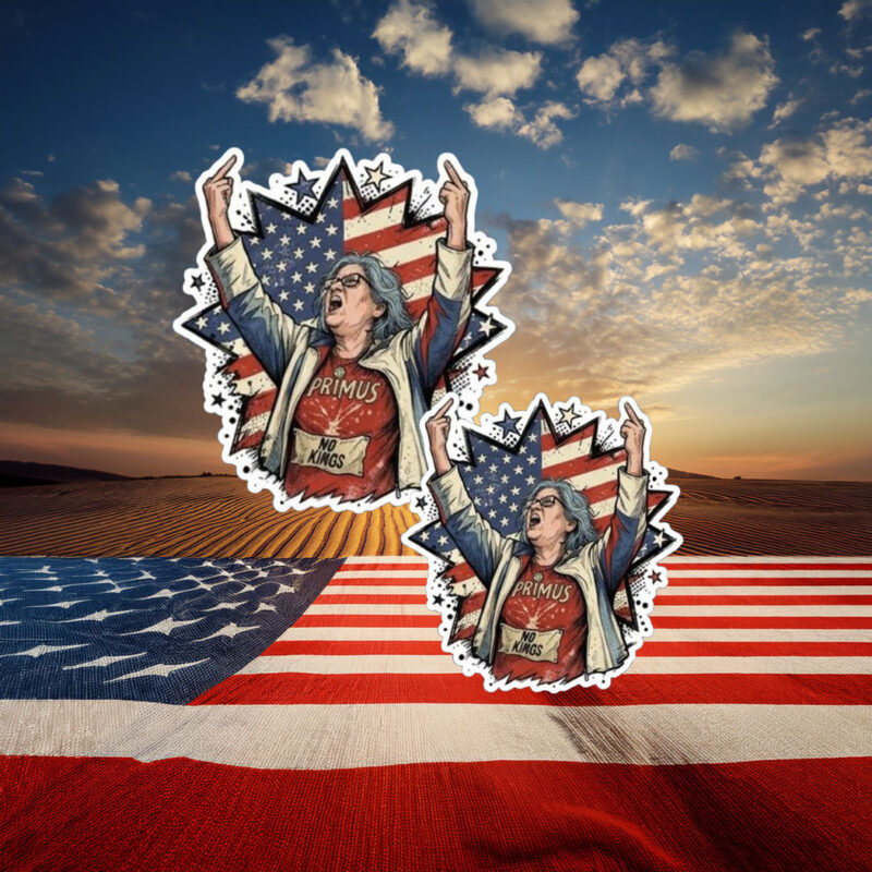 Aunt Sue American Flag Sticker