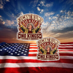 Aunt Sue Fuck Trump No Kings Sticker
