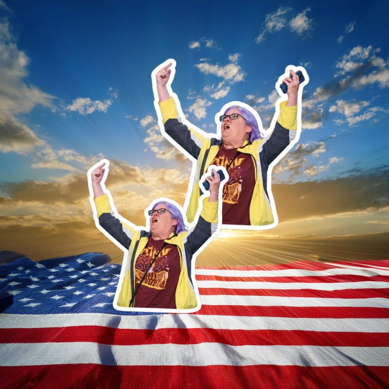 Aunt Sue Hero Protest Sticker
