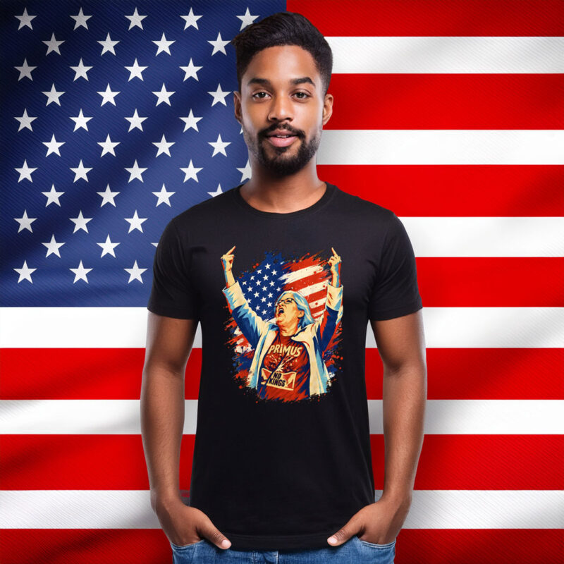 Aunt Sue Middle Finger American Flag Shirt