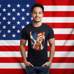 Aunt Sue Middle Finger American Flag Shirt