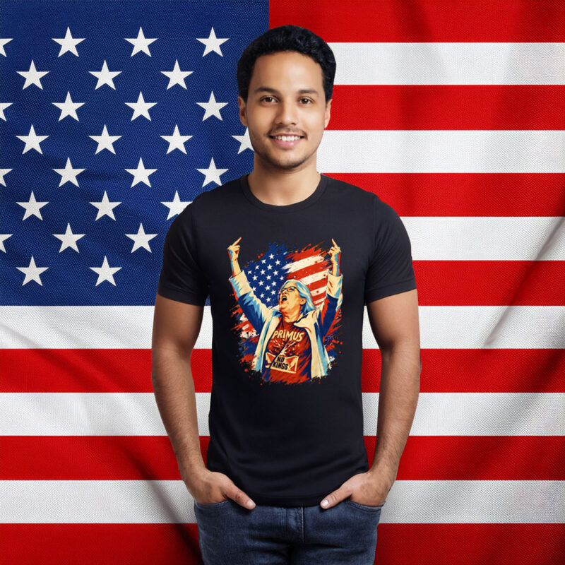 Aunt Sue Middle Finger American Flag Shirt