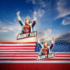Aunt Sue Middle Finger Graphic Sticker