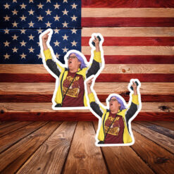 Aunt Sue Middle Finger Hero Sticker