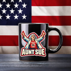Aunt Sue Middle Finger Protest Mug