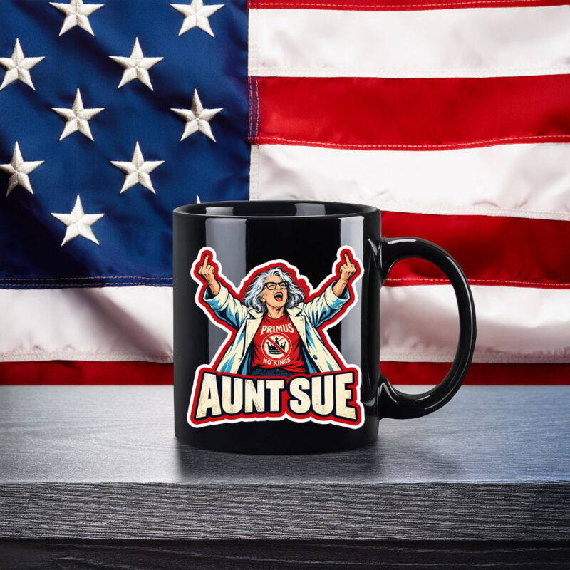 Aunt Sue Middle Finger Protest Mug