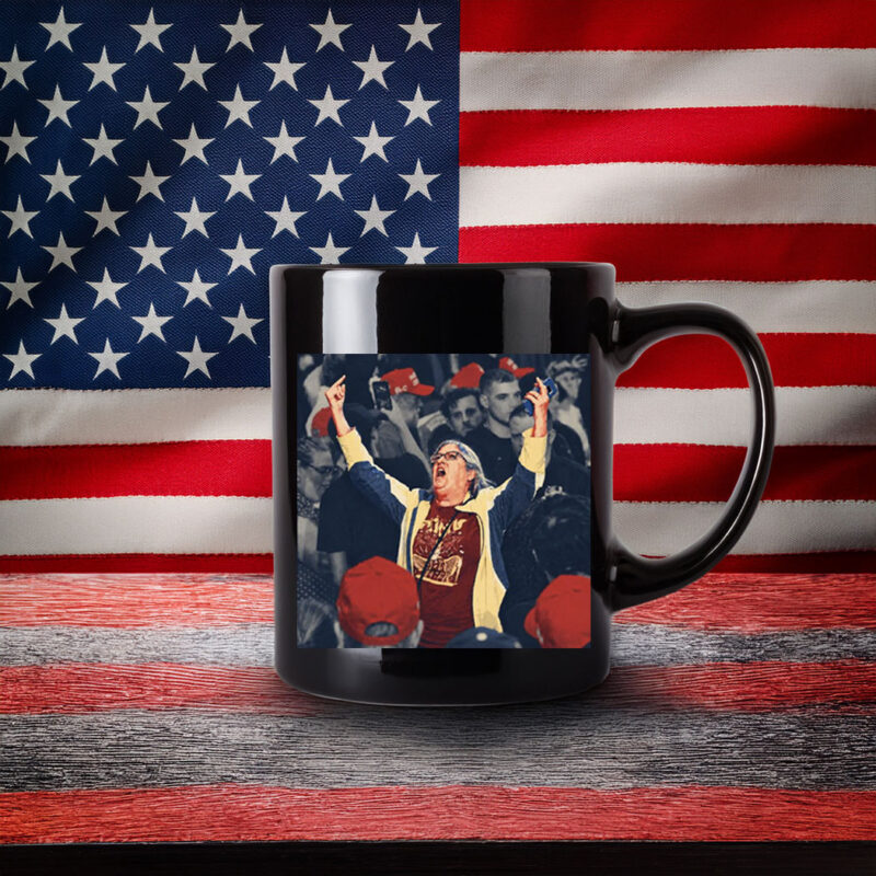 Aunt Sue Middle Finger Trump Political Rally Mug