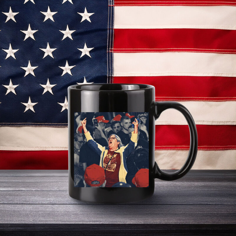 Aunt Sue Middle Finger Trump Political Rally Mug