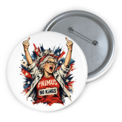 Aunt Sue Middle Finger Trump Rally Button