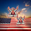 Aunt Sue Middle Finger Trump Rally Funny Stickers