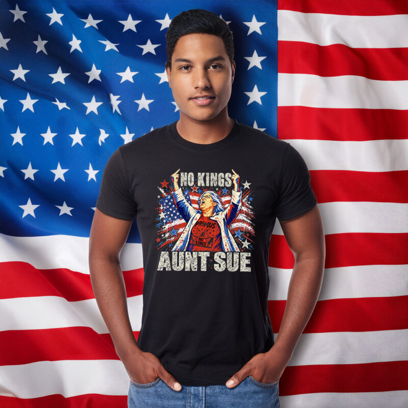 Aunt Sue Middle Finger Trump Rally Graphic Shirt