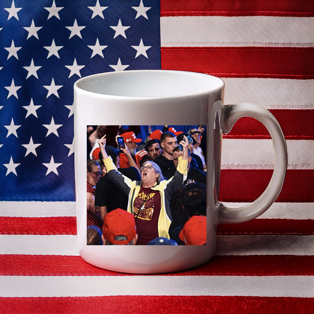Aunt Sue Middle Finger Trump Rally Mug