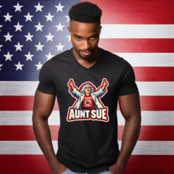 Aunt Sue Middle Finger Trump Rally T-Shirt