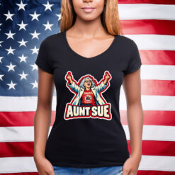 Aunt Sue Middle Finger Trump Rally T-Shirt