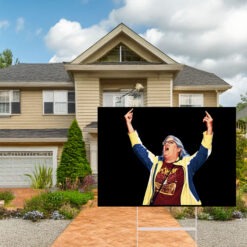 Aunt Sue Middle Finger Trump Rally Yard Sign