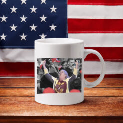 Aunt Sue Middler Finger at Trump Rally Mug