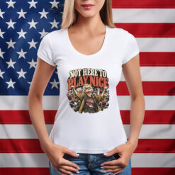 Aunt Sue Middler Finger at Trump Rally Shirts