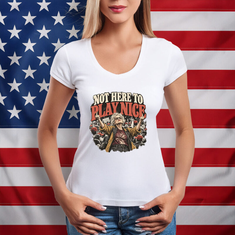 Aunt Sue Middler Finger at Trump Rally Shirts