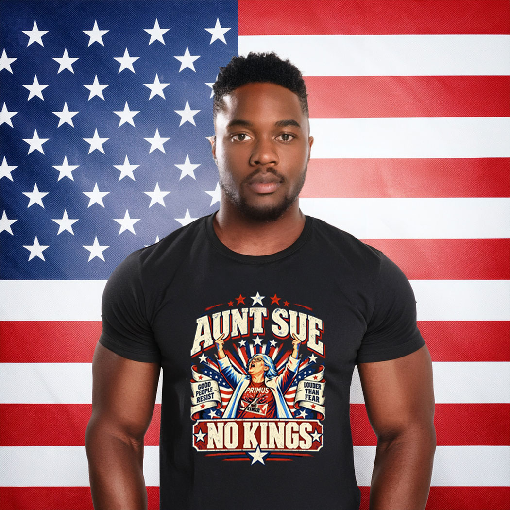 Aunt Sue No Kings Anti Trump Protest Shirt