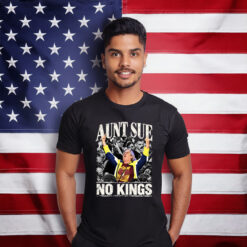 Aunt Sue No Kings Crowd Vintage Protest Shirt