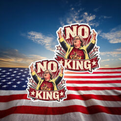 Aunt Sue No Kings Funny Political Protest Sticker