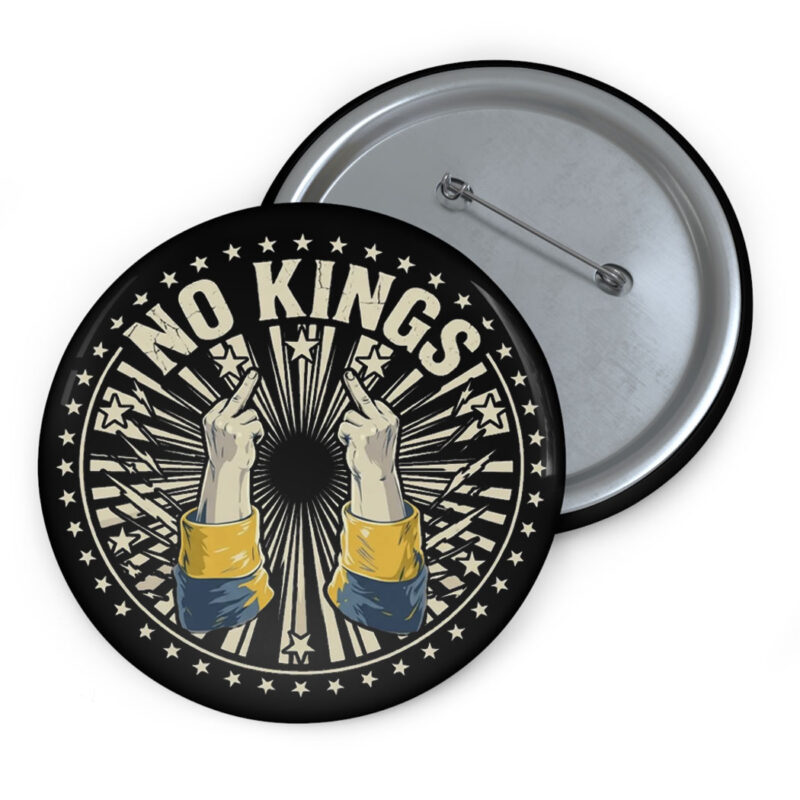 Aunt Sue No Kings Political Button