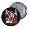 Aunt Sue No Kings Protest Button