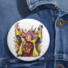 Aunt Sue No Kings Protest Funny Button