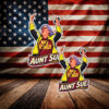 Aunt Sue No Kings Protest Funny Sticker