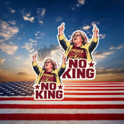 Aunt Sue No Kings Protest Stickers