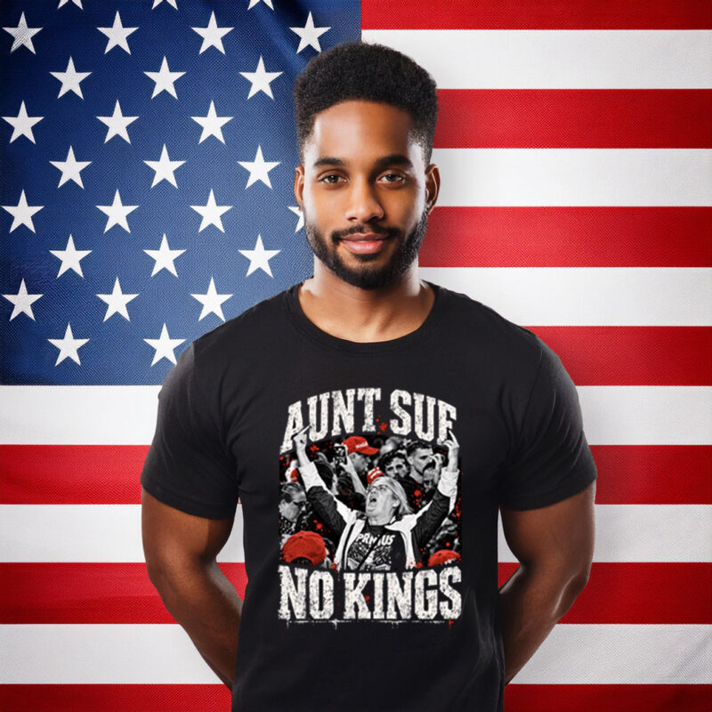 Aunt Sue No Kings Protest T-Shirt