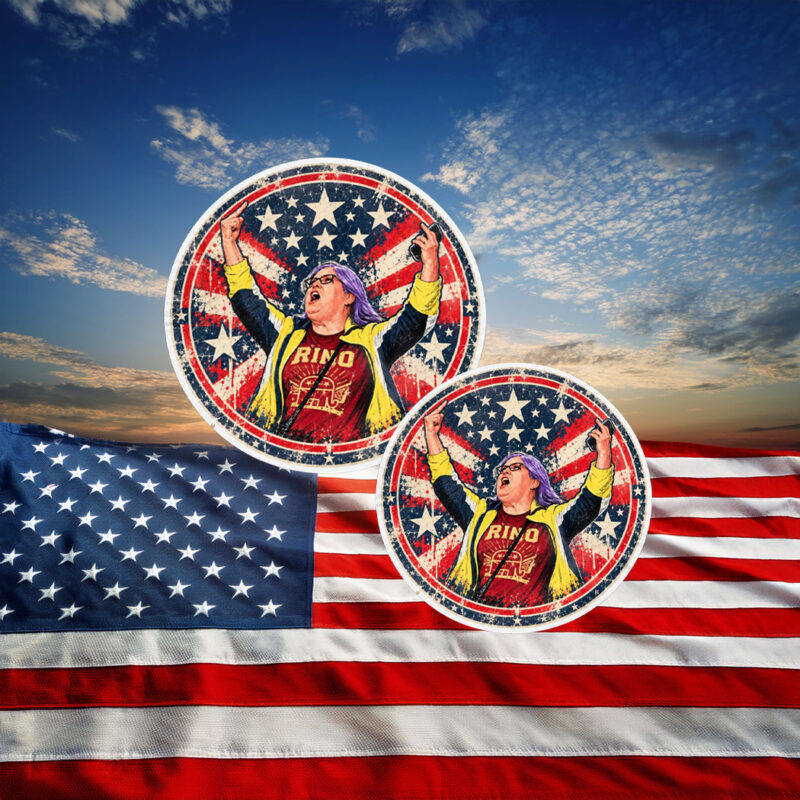 Aunt Sue Primus No Kings Political Sticker