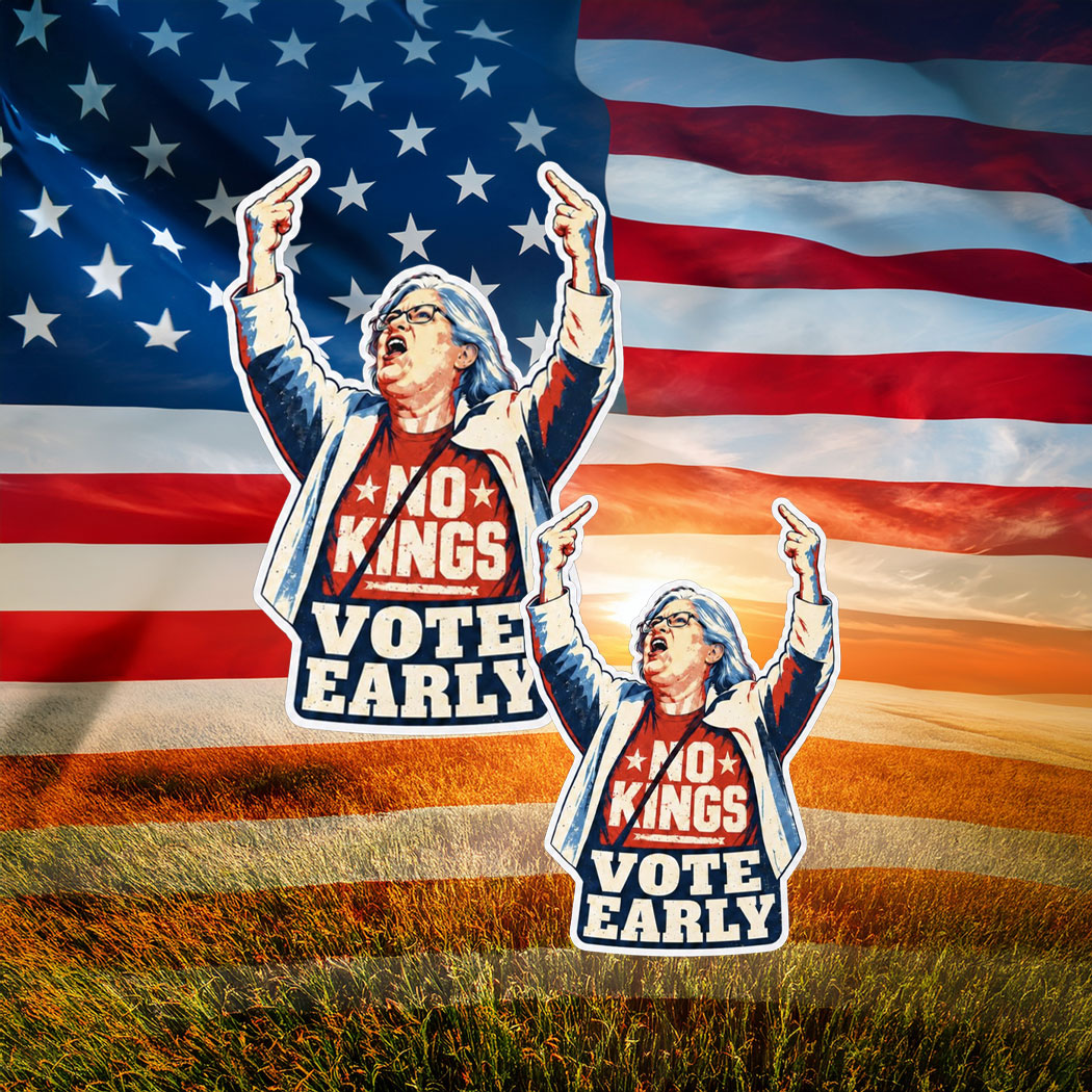 Aunt Sue Primus No Kings Stickers