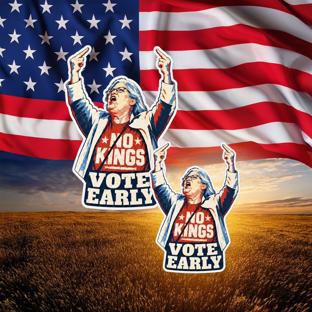 Aunt Sue Primus No Kings Stickers