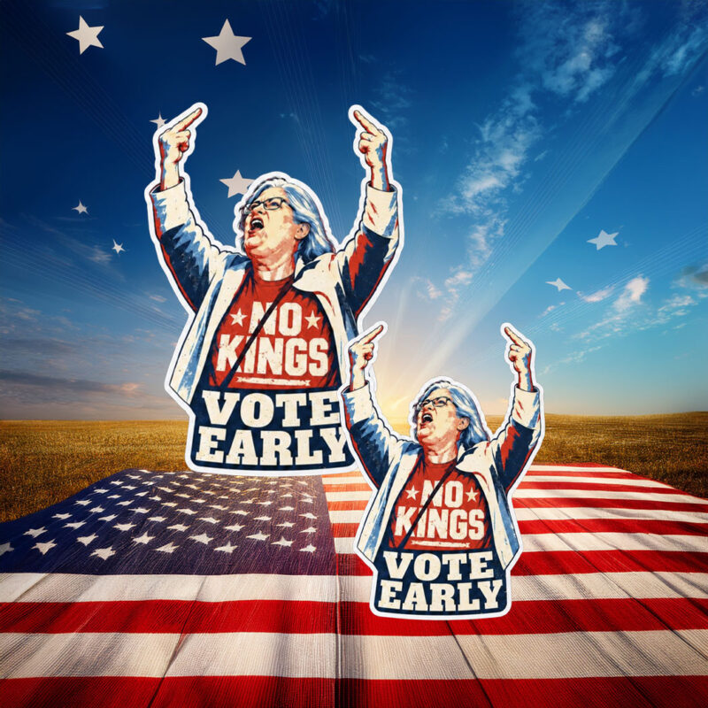 Aunt Sue Primus No Kings Stickers