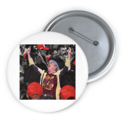 Aunt Sue Protest At Trump Rally Button