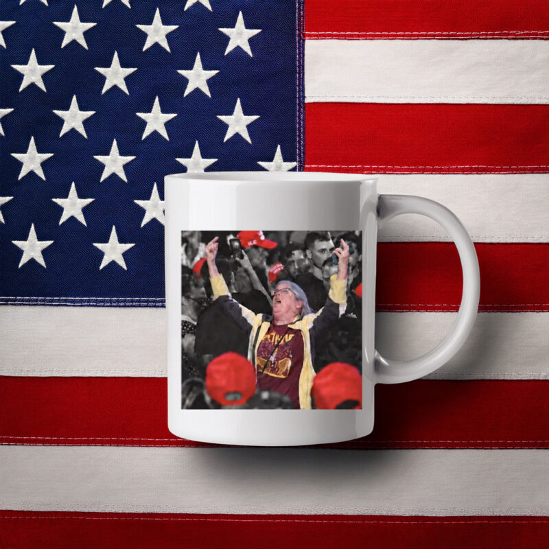 Aunt Sue Protest At Trump Rally Mug