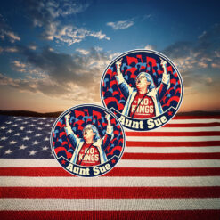 Aunt Sue Syracuse Rally Middle Finger Sticker