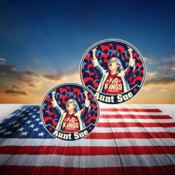 Aunt Sue Syracuse Rally Middle Finger Sticker