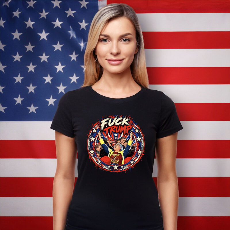Fuck Trump Aunt Sue Middle Finger Shirt