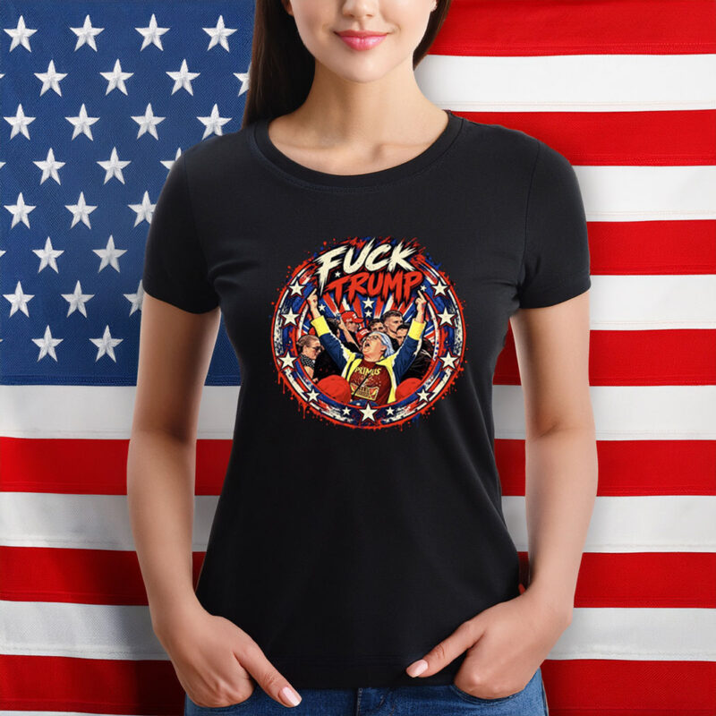 Fuck Trump Aunt Sue Middle Finger Shirt