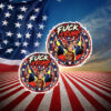 Fuck Trump Middle Finger Political Sticker