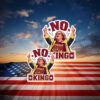 Funny Aunt Sue No Kings Protest Stickers