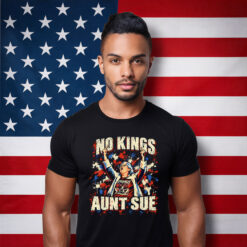 No Kings Aunt Sue Middle Finger Shirt