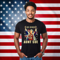 No Kings Aunt Sue Patriotic T-Shirt