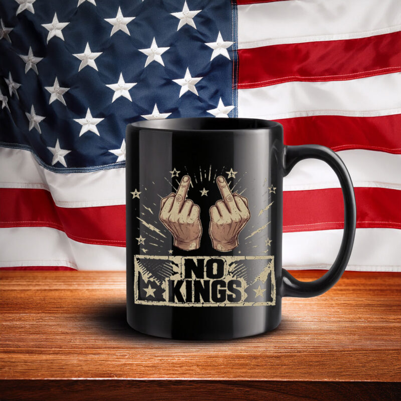 No Kings Protest Political Mug