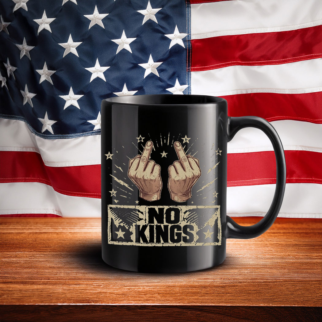 No Kings Protest Political Mug