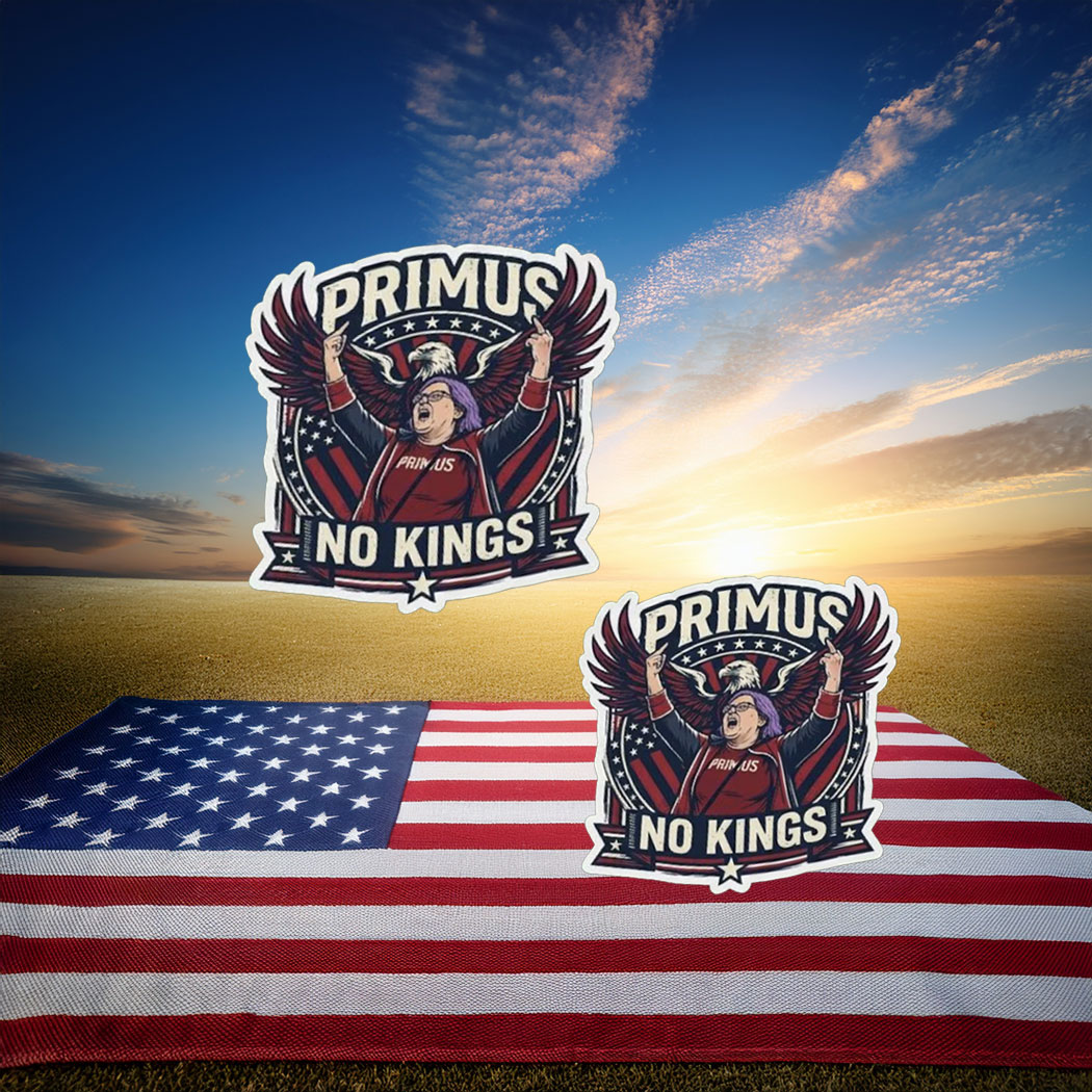 Primus No Kings American Eagle Sticker