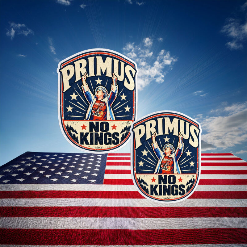 Primus No Kings Anti Trump Sticker