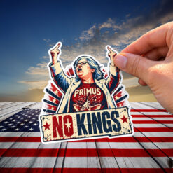 Primus No Kings Aunt Sue Protest Sticker